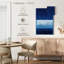 Bleu foncé et horizon blanc Leblanc-399575979