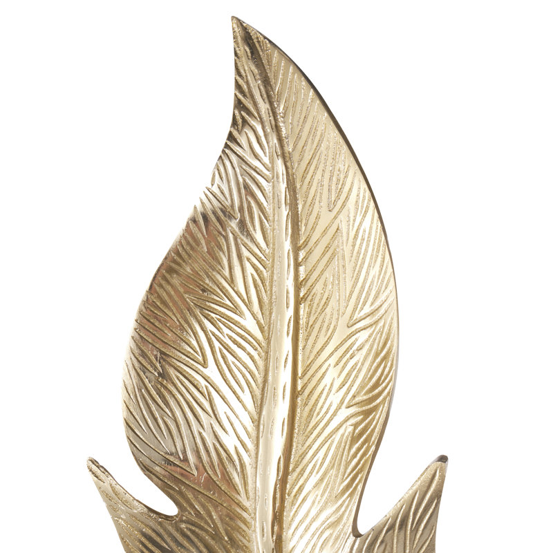 Grande sculpture en aluminium Jatanna, H 39,63 po x l 9,5 po x P 4 po
