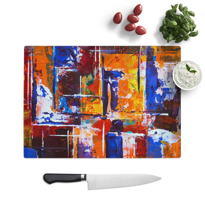 Tempered Glass Art Painting Vol.221 Chopping Board