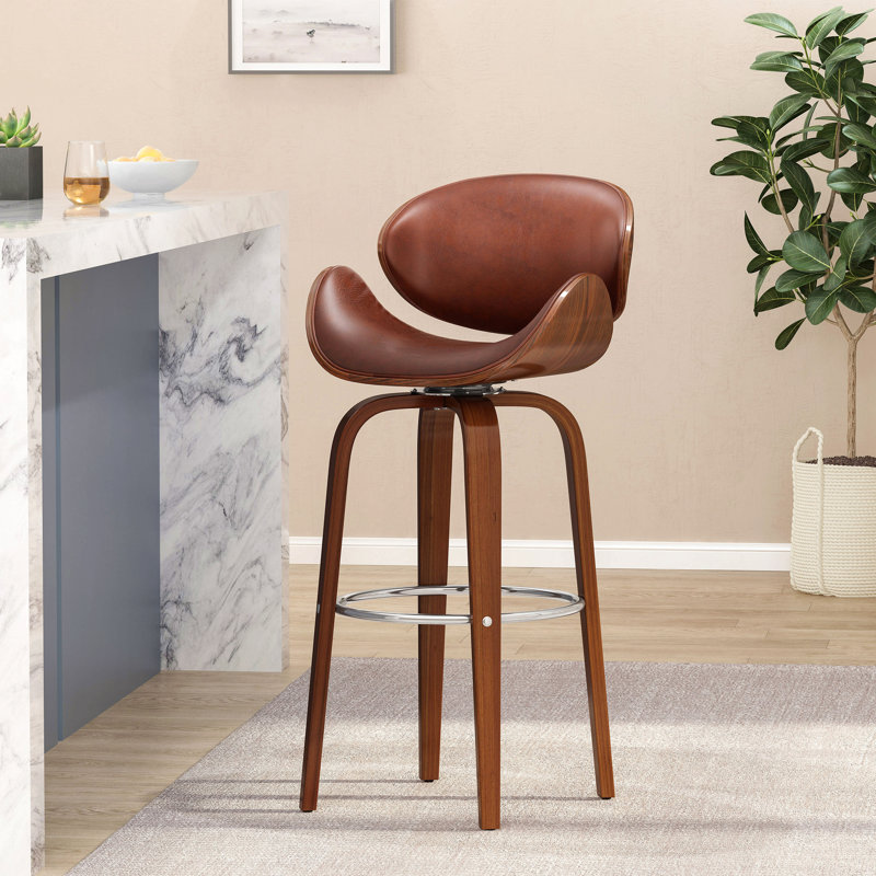 Tabouret de bar pivotant Mid-Century