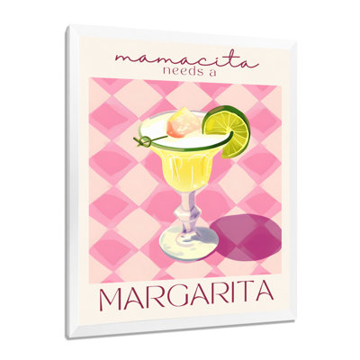 «Cocktail with Lime Slice For A Night Out I», impression d'art mural