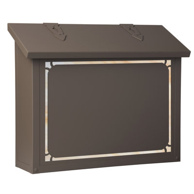 Monarch Metal Wall Mounted Mailbox