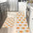 Carrot Pattern, Kitchen Mats Set of 2