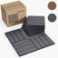 Carreaux de terrasse en plastique 12 po x 12 po - Boîte de 44 carreaux imperméables pour l'extérieur, plancher pour patio, balcon et cour arrière, installation facile à faire soi-même-114853409