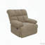 Fauteuil inclinable manuel berçant avec tissu Nubby-810894352
