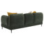 Ensemble de canapé rembourré en chenille 2 pièces Repley Green