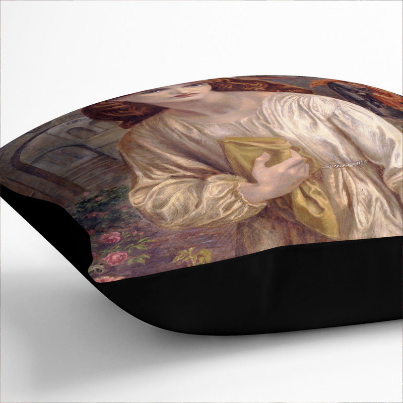Salutation of Beatrice Scatter Cushion, Black, 55cm H x 55cm W x 20cm D
