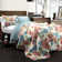 Lush Decor Layla Floral Reversible Cotton Quilt Set