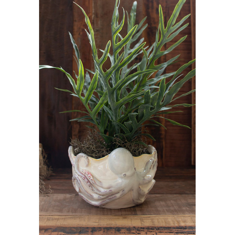  Vase en céramique Octopus