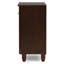 Armoire de rangement pour chaussures à 2 portes avec 3 tablettes H 26,33 po x l 29,95 po x P 13,1 po
