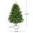 4.5Ft Norway Hinged Tree 663 Tips