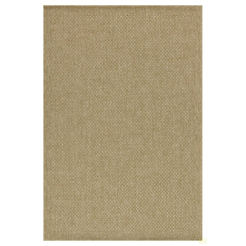 Earth GC_NTL1004 Jute/Jute 5 Ft. 3 In. X 7 Ft. 3 In. Indoor/Outdoor Area Rug, Rectangle 5'3" x 7'3"