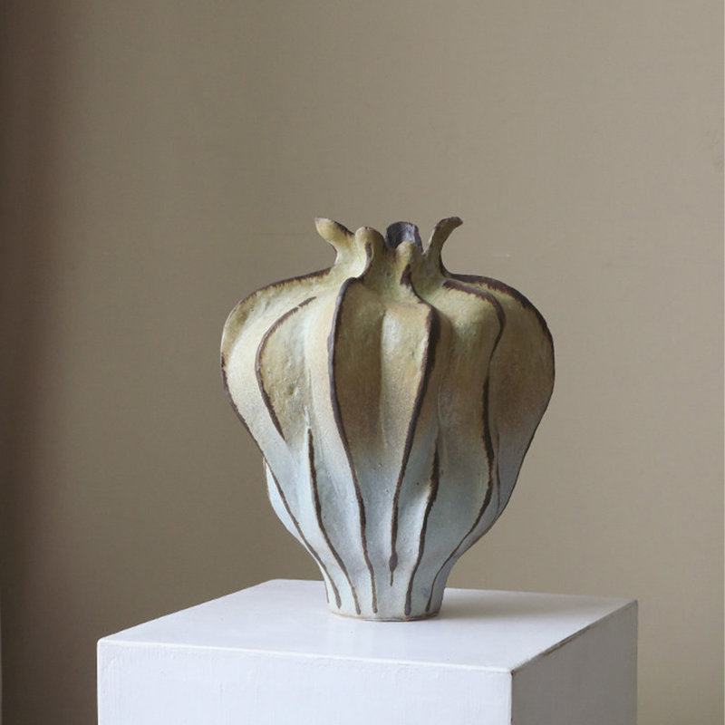 Vases de table en céramique/porcelaine couleur trompette