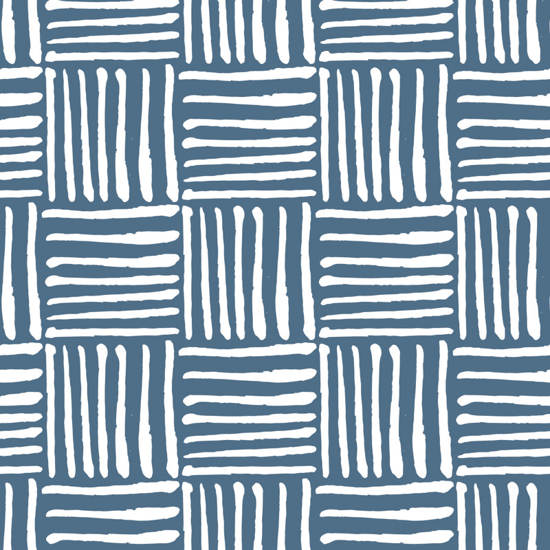 Papier peint Nomad Hatch, Bleu