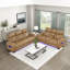 Ensemble de salon inclinable électrique en similicuir 2 pièces Dahmen-702682382