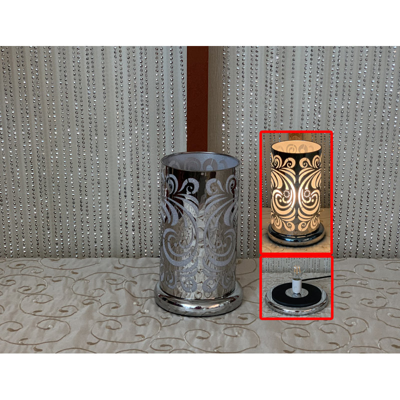 Lampe de table Antica, H 9,4 po x l 6 po x P 6 po