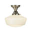 Plafonnier semi-encastré scolairee 12" 1-light