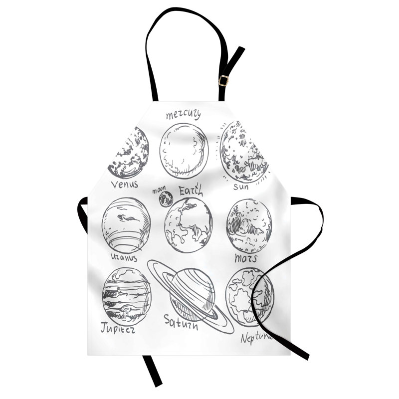 No Pattern Bib Apron