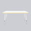 Table rectangulaire d'activités thermofusionnées avec pieds réglables et pivotants standard-113909076-113909079