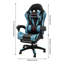 Fauteuil de jeu d'ordinateur pivotant réglable avec 5 roulettes-510475094
