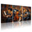 Abstrait, ensemble de 3 reproductions d'art sur toile-1653946615