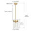 Luminaire suspendu moyen en verre 1 lumière 5,1 "pour évier-121632944-132142426