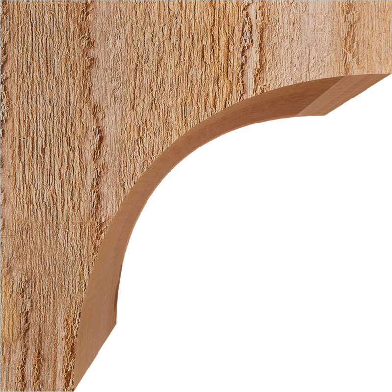 Huntington Corbel, H 8 po x l 4 po x P 8 po, Sciage brut, Cèdre rouge