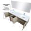 Ensemble de meuble-lavabo double L 80 po x P 20 po Lancy-1017063191