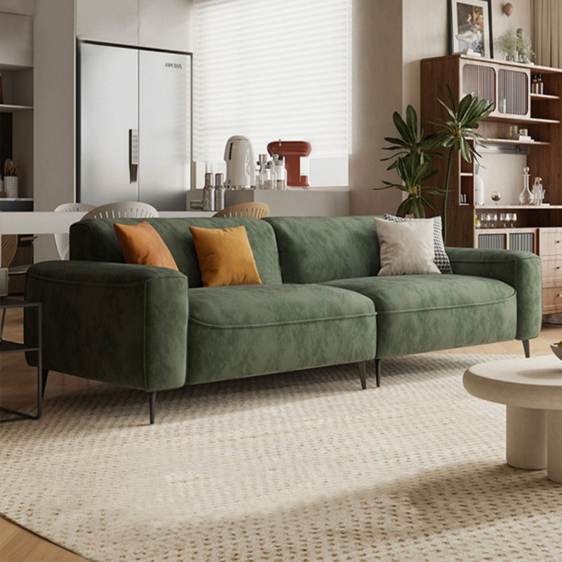 Coussin modulaire en polyester vert