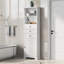 Armoire de salle de bain autoportante Anegada, armoire de rangement haute avec 3 tiroirs et tablettes réglables-1513678626-1496566861