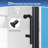 28-29.9 in. W x 72 in. H Pivot Swing Frameless Shower Door with Clear SGCC Tempered Glass-117010674