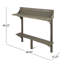 Ensemble de bar Bushnell avec matériau extérieur en bois massif-27764961