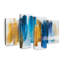 «Blue and Gold Abstract», reproduction sur toile-92761151