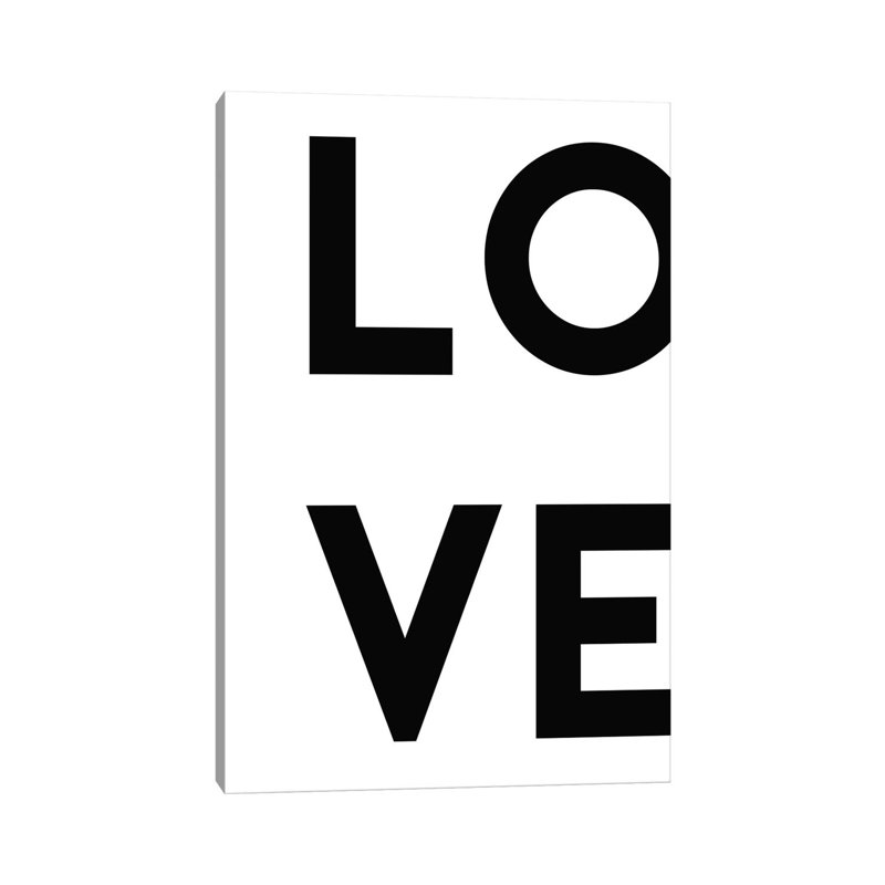Love by Mirano - Print on Canvas, 152.4cm H x 101.6cm W x 3.81cm D, Wrapped Canvas
