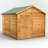 Powersheds 10 x 8ft Timber Overlap Windowless Garden Shed