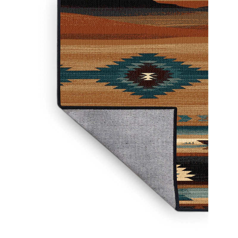  Tapis lavable Mesa and Butte Southwestern, Rectangulaire 2 pi x 3 pi