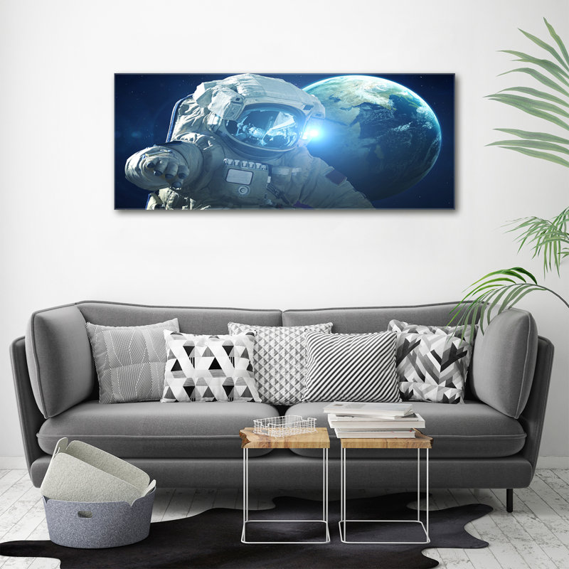 Cosmonaut - Wrapped Canvas Print, Canvas, 50cm H x 125cm W