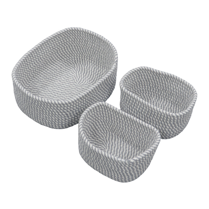 JVL Fabric Decorative Basket