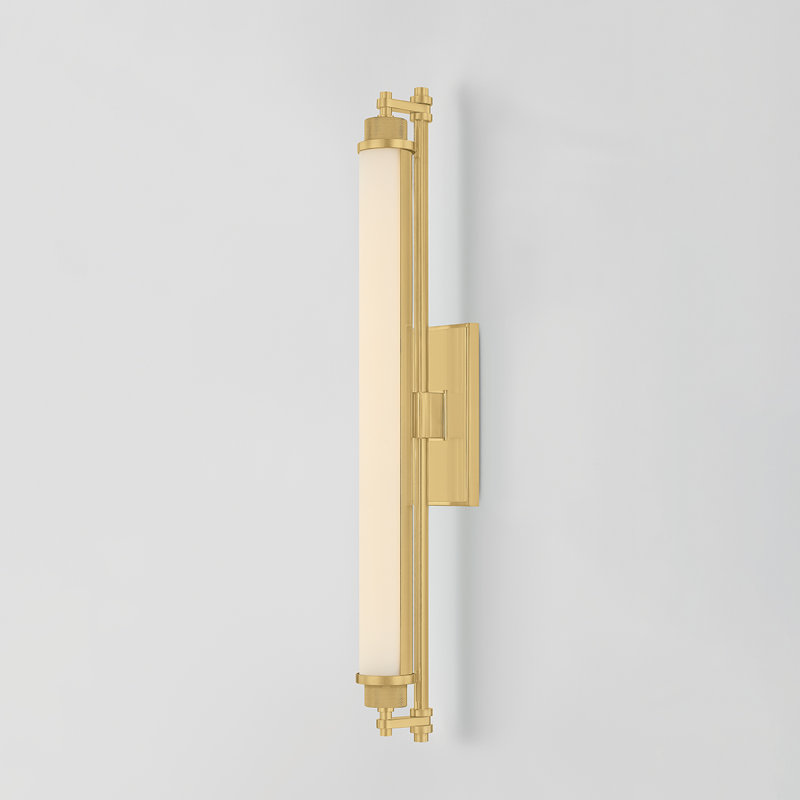 Plandome Bath and Vanity, 28'' H X 22.75'' W X 4.25'' D, Brass, 20 W