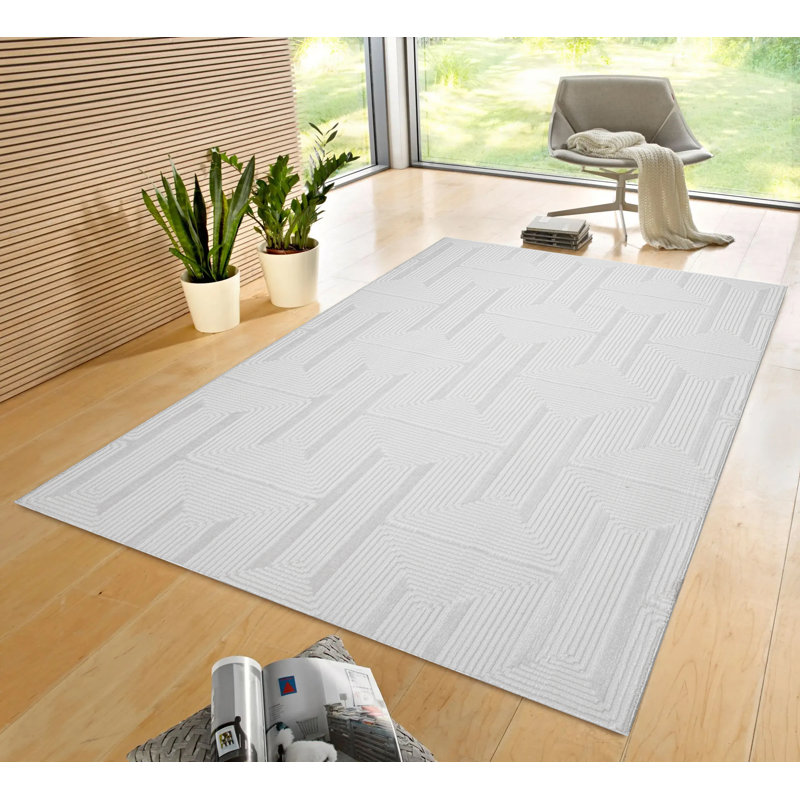 Geometric Area Rug, Rectangle 160 x 230 cm