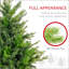 Arbre de Noël artificiel 6 pi avec 1821 pointes