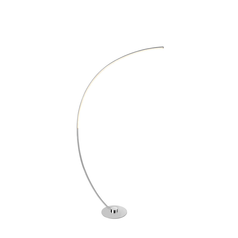 Lance 120 H cm Satin Arched Floor Lamp