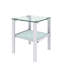 Ensemble de table de groupage 4 pieds et 2 pieds Eriq avec rangement, table de cocktail, table de salon-1684059128
