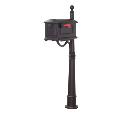 Aluminum Post Mounted Mailbox
