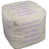 Blanc / mauve contrastant