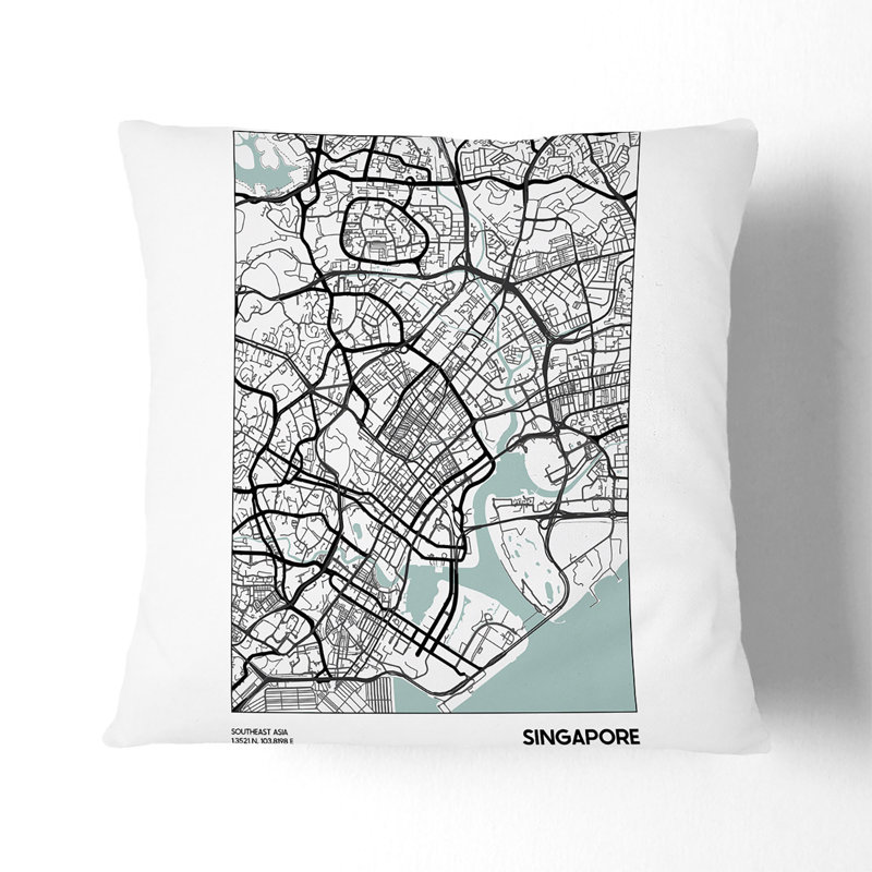 Square Cushion, 55cm H x 55cm W x 20cm D