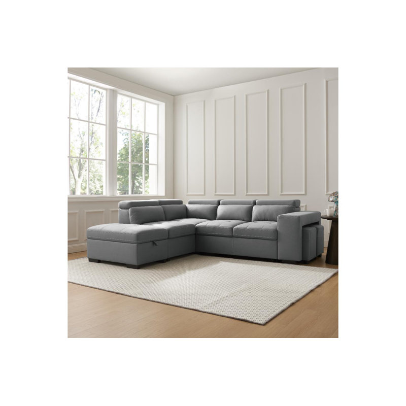Honeycutt 5 Seater Sofa & Chaise, Left Hand Facing