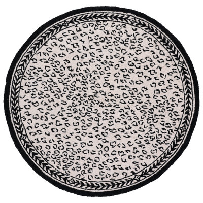 Chelsea Hand Hooked Wool Animal Print Rug