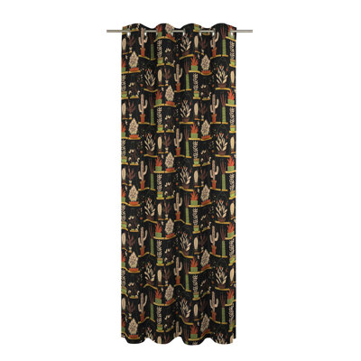 Cayton Room Darkening Curtain Single Panel