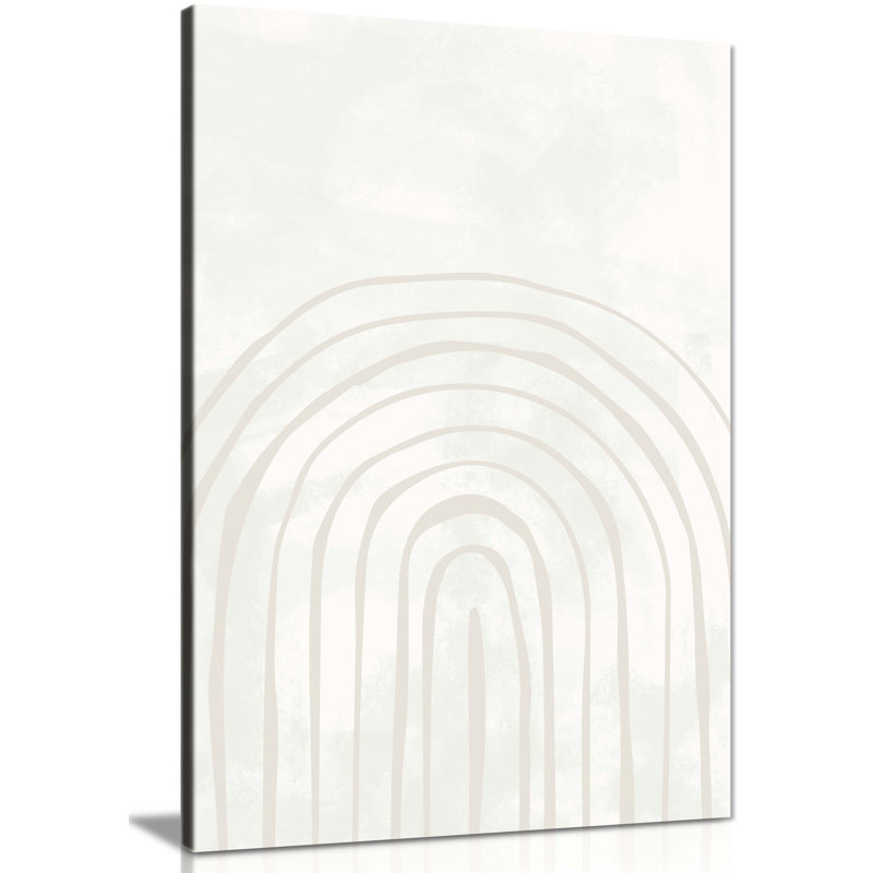 Arch Line Close Up - Wrapped Canvas Print, 31cm H x 20cm W x 1.8cm D